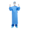 45gsm verstärkte Wegwerfchirurgie-Kleider blaues S M L XL