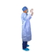 Nicht steriles gesponnenes schützendes chirurgisches Kleid des AAMI-Niveau-4 nicht Kleidbvb 510k 68gsm