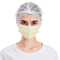 Gelbe schützende Wegwerfgesichtsmaske für erwachsenen Doktor