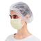 Gelbe schützende Wegwerfgesichtsmaske für erwachsenen Doktor