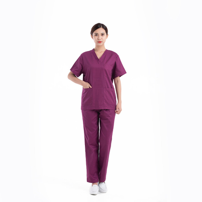 Großhandelsmedizinisches scheuert Krankenschwester Uniforms Twill Scrubs, das Gewebe Krankenschwester Hospital Scrubs Uniform machen