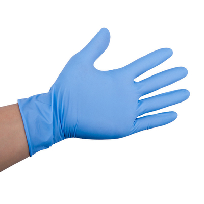 Pulverisieren Sie freie ärztliche Untersuchungs-Wegwerfnitril-Handschuhe