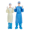 chirurgische Kleider des blauen Wegwerfkrankenhaus-50g, gelbe SMMS wasserdichte Isolierungs-chirurgisches Kleid des Niveau-2