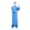 45gsm verstärkte Wegwerfchirurgie-Kleider blaues S M L XL